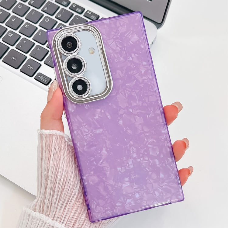 Plating Glitter Texture TPU Phone Case with Lens Film, For Samsung Galaxy A15 5G