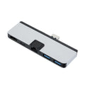 T0409 Multifunctional USB 3.0 HUB Docking Station Network Cable Interface Converter For Microsoft Surface Pro 7(with Network Port)