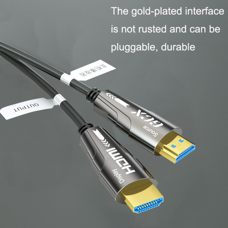 HDMI 2.0 Male To HDMI 2.0 Male 4K HD Active Optical Cable, Cable Length:, 1.8m(Grey), 3m(Grey), 5m(Grey), 8m(Grey), 10m(Grey), 15m(Grey), 20m(Grey), 25m(Grey), 30m(Grey), 35m(Grey), 40m(Grey), 45m(Grey), 50m(Grey), 60m(Grey), 70m(Grey), 80m(Grey)      ...