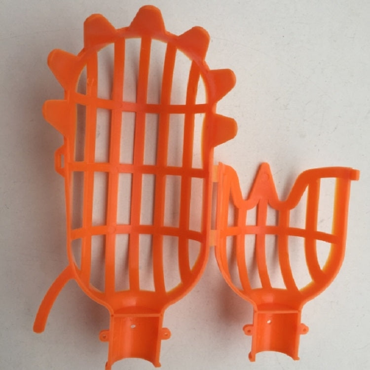 Large Garden Basket Fruit Picker Head High-Altitude Picking Fruit Artifact(White)