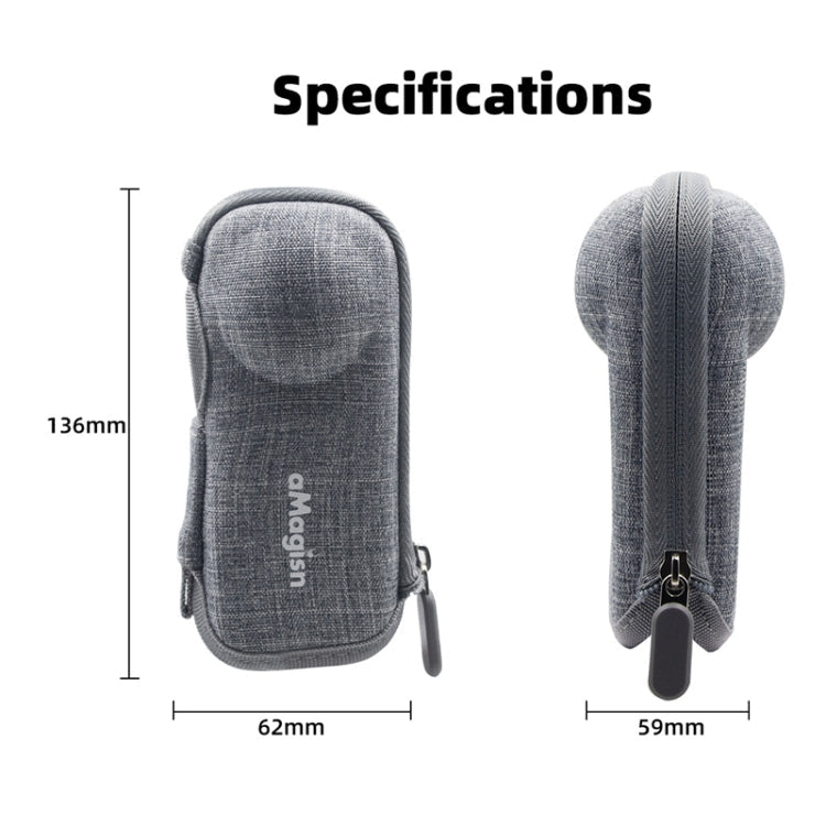 For Insta360 X4 aMagisn Storage Bag  Anti-scratch Carry Case, Body Bag