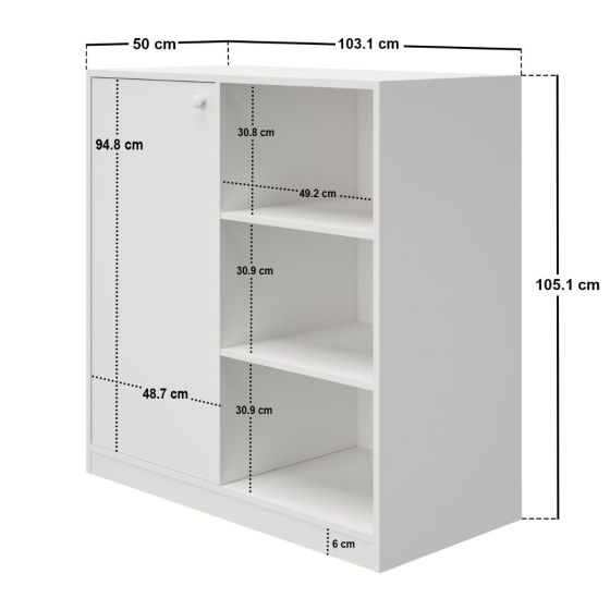 Flair Wizard Storage Unit White