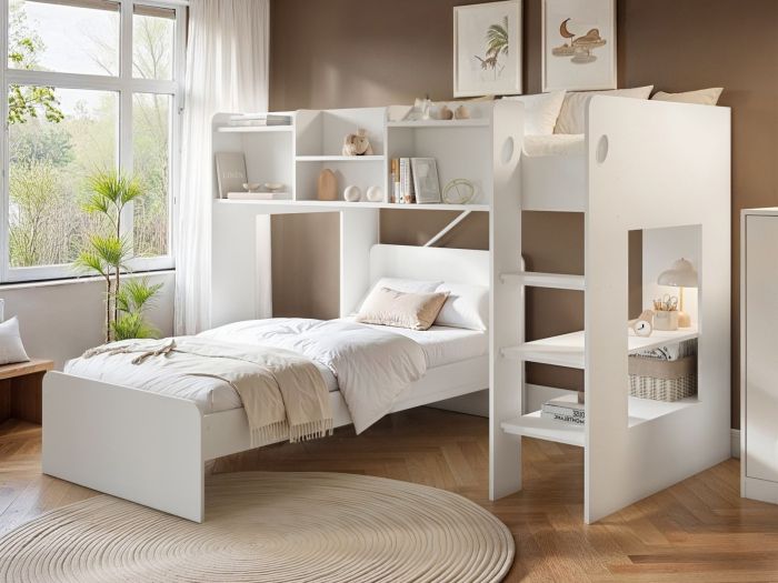Wizard Junior L Shaped Bunk Bed Complete