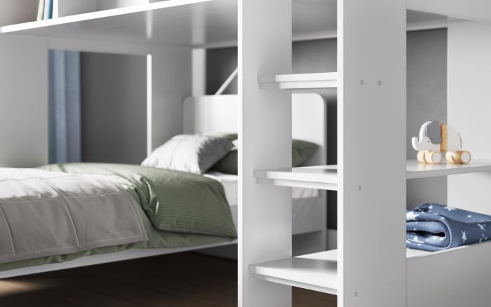 Wizard Junior L Shaped Bunk Bed Complete